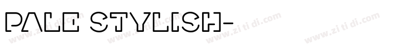 Pale Stylish字体转换 Pale Stylish字体转换